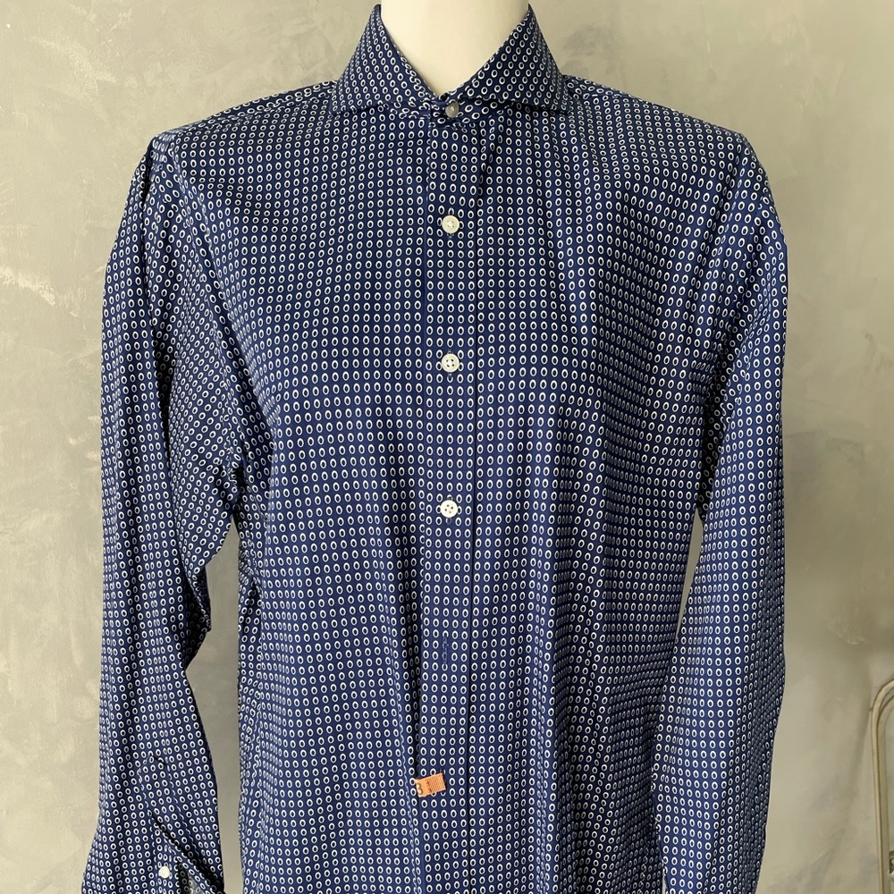 Sean John Tailored Fit Spread Collar Shirt